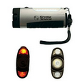 Light Up Work Light - Flashlight - Compass - Red & White LEDs